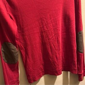 Lauren Ralph Lauren Red Long Sleeve Top